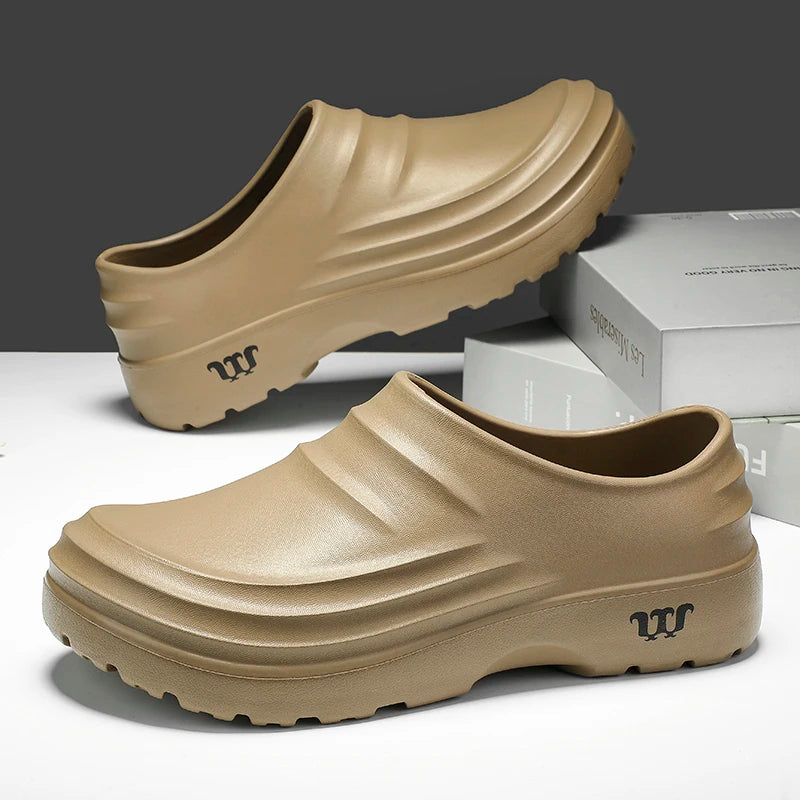 Zapatos de Chef Antideslizantes y Antigrasa - Zuecos Profesionales Unisex para Cocina