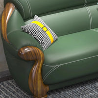 Designer Leather Recliner Corner Sofa - First Layer Cowhide L-Shape