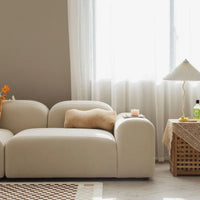 Vintage Tofu Sofa - Bread & Cream Classical Modular Seating