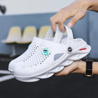 Men's Platform Clogs | Anti-Slip Waterproof Sandals for Beach, Garden & Casual Wear