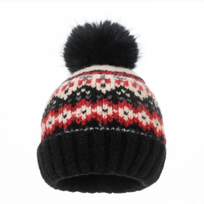 Gorro Slouchy Tejido a Crochet con Pompón - Beanie Artesanal de Invierno para Mujer