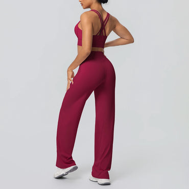 Conjunto Yoga Mujer Premium - Tecnología Naked Feel Ultra Cómodo | Gym & Running