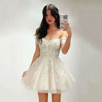 Black Lace Strapless Ball Gown Dress | Elegant Off-Shoulder Formal Evening & Party Dress