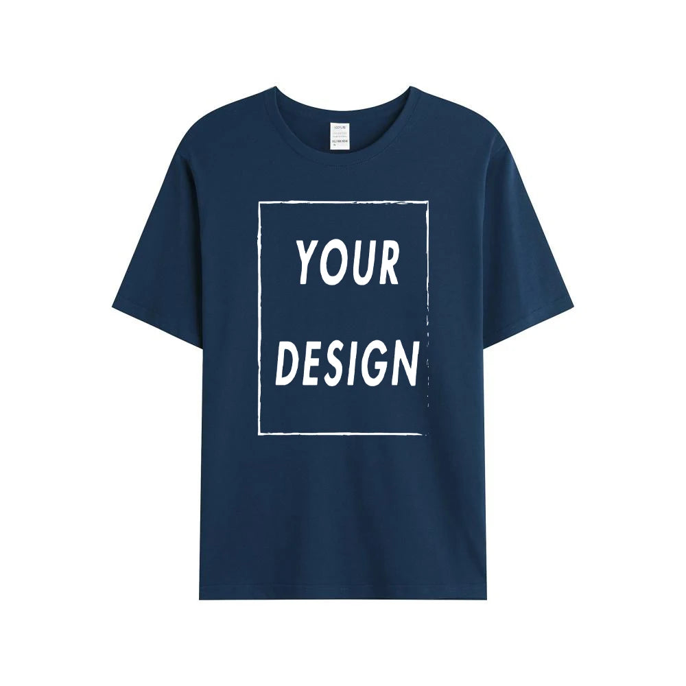 Custom 100% Cotton Unisex T-Shirt with Printed Design