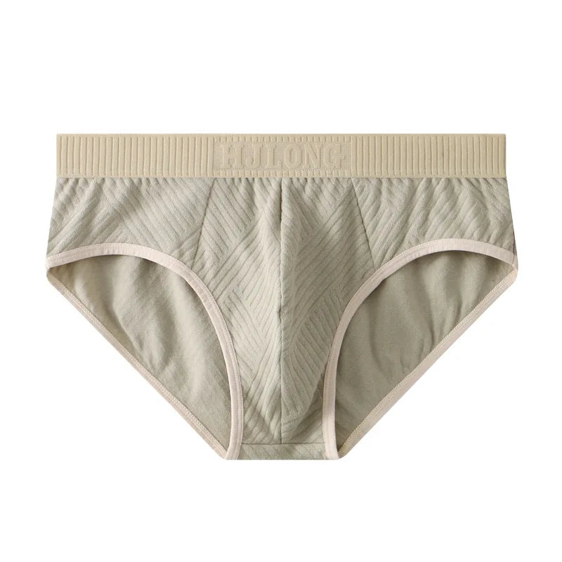 Men's Cotton Briefs – Soft, Breathable & Comfortable | Mid-Rise Striped Underwear