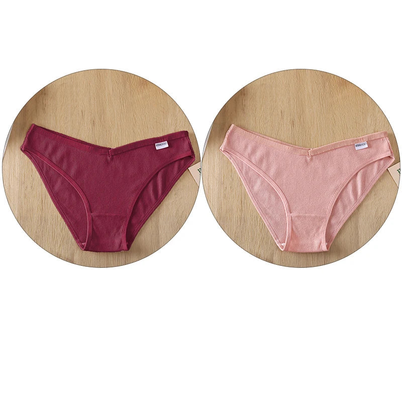 Set de 2 Panties de Algodón Hipoalergénico Talle V Plus M-4XL