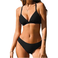 Bikini Sexy de Dos Piezas - Traje de Baño con Espalda Descubierta