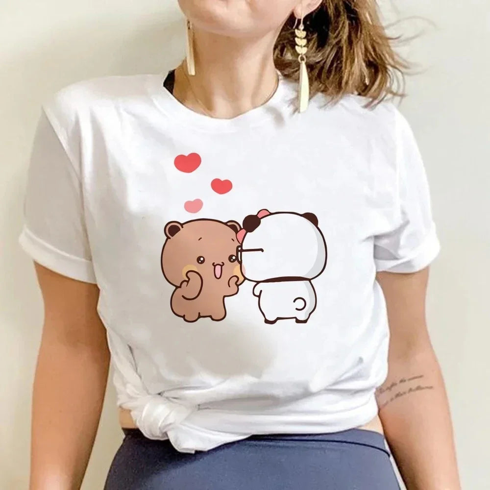 Women's Bubu Dudu Y2K T-Shirt - Harajuku Anime Streetwear