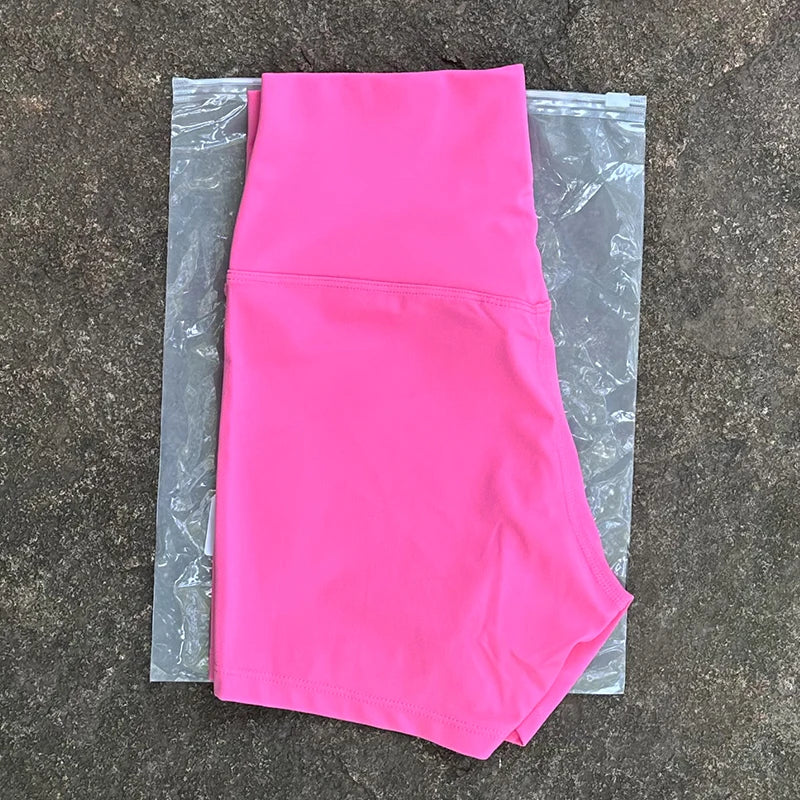Shorts Deportivos Mujer Cintura Alta - Yoga Gym Running con Efecto Levanta Glúteos