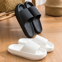 Thick Sole Cloud Slippers Women Men,Large Size,Pillow House Slippers Shower Sandals,Indoor Bathroom Slides,Lightweight,Non-Slip