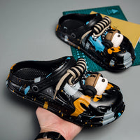 Men's Lightweight Garden Clogs - Non-Slip Closed-Toe Beach Sandals