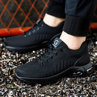 Men's Steel Toe Safety Boots - Indestructible Work Sneakers Anti-Smash