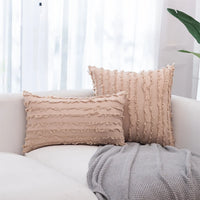Nordic Cotton Linen Throw Pillow Cover | Soft Plain Cushion Case for Sofa & Bed
