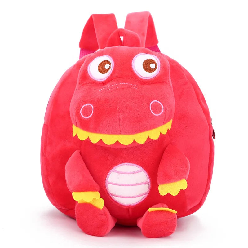 Soft Plush Dinosaur Toddler Backpack – Winter School Bag