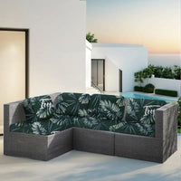 Tropical Leaf Stretch Sofa Covers – Waterproof Outdoor Furniture Protectors