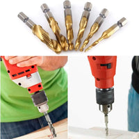 HSS Titanium Metric Tap Drill Bits Set | M3–M10 Thread Taps