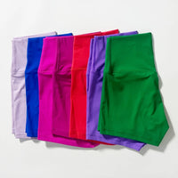 Shorts Deportivos Mujer Cintura Alta - Yoga Gym Running con Efecto Levanta Glúteos