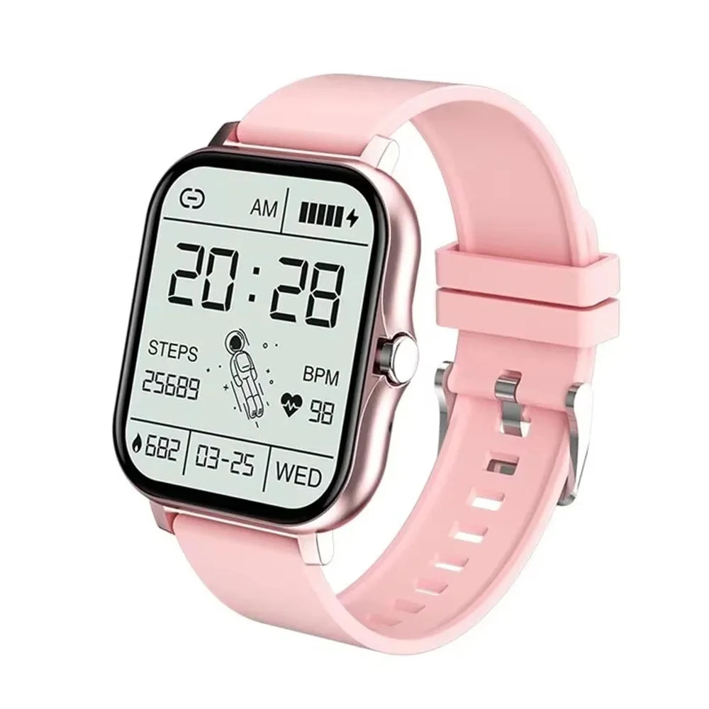 LAXASFIT Fashion Smart Watch | 1.85" AMOLED HD Bluetooth Calling Health Monitor 100+ Watch Faces for Men & Women
