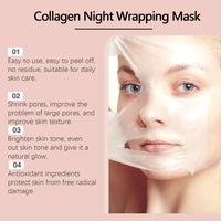 Eelhoe Collagen Overnight Peel-Off Face Mask – 75ml | Anti-Aging, Hydrating & Firming Korean Skincare