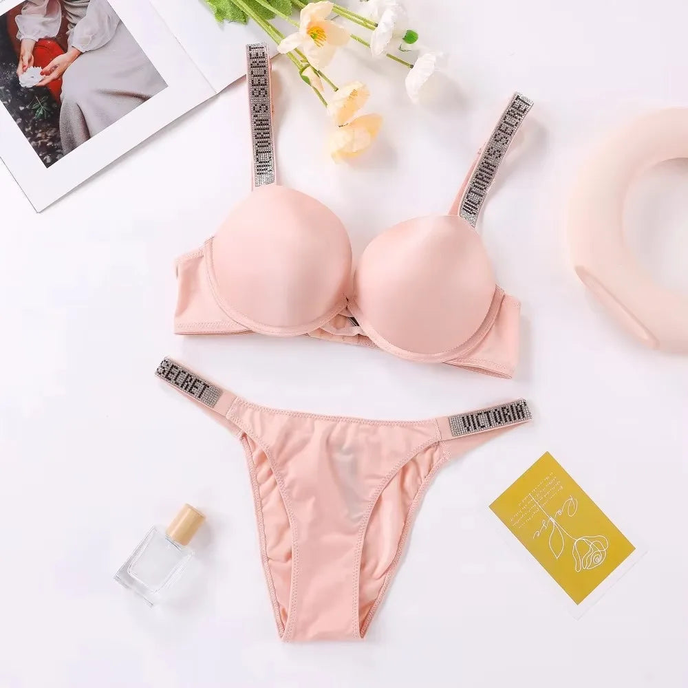 Women's Sexy Lingerie Set – Push-Up Bra & Panty | Soft, Breathable & Elegant