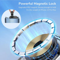 Magnetic Car Wireless Charger For iPhone 12 13 14 15 Pro Max Mini Magnetic Car Phone Holder Stand Mount Fast Charging Station