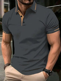 3D Print Polo Shirt for Men | Slim Fit Short Sleeve Streetwear Polo | XS–4XL
