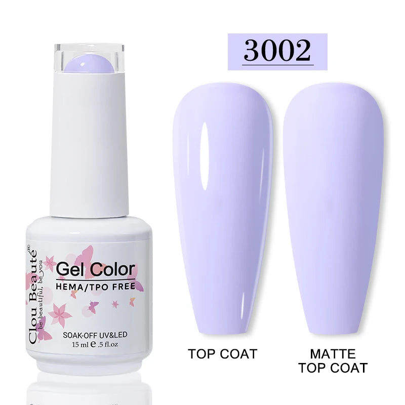 No-Wipe Top Coat & Sticky Base Coat UV Gel Polish — Long-Lasting, MSDS Certified, 15ml