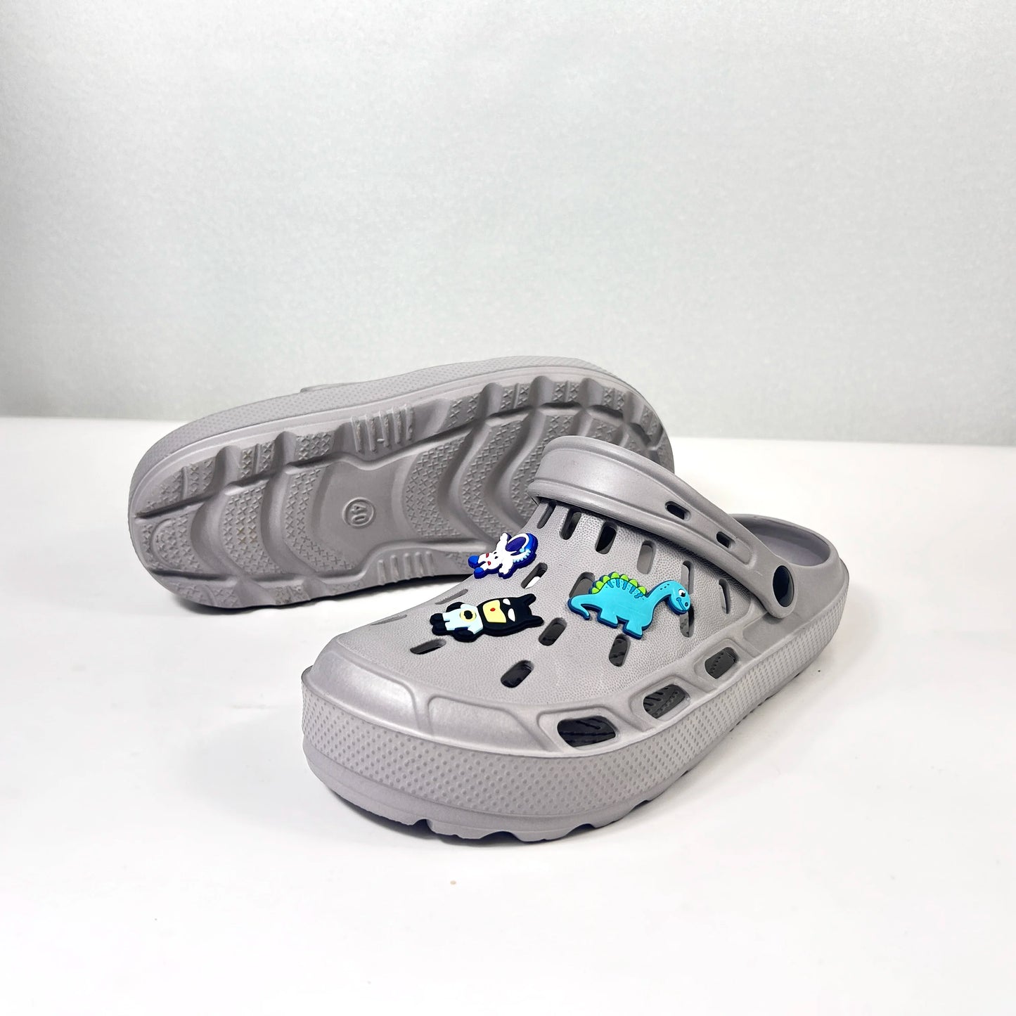 Men's Platform EVA Clogs - Breathable Slip-On Beach Sandals