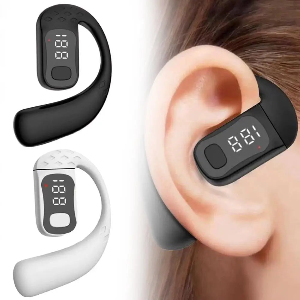 Wireless Bluetooth 5.4 Ear Hook Earbud | Business HD Calling, ANC & Waterproof