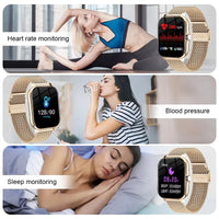 LAXASFIT Fashion Smart Watch | 1.85" AMOLED HD Bluetooth Calling Health Monitor 100+ Watch Faces for Men & Women