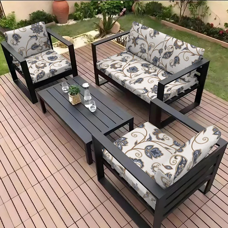 Waterproof Outdoor Sofa Covers - Elastic Stretch Patio Furniture Slipcovers