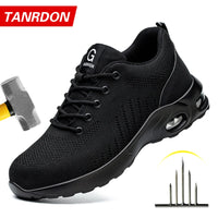 Men's Steel Toe Safety Boots - Indestructible Work Sneakers Anti-Smash