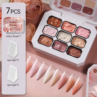 UR SUGAR 4-in-1 Ombre Gel Nail Polish – 9 Colors Pat Painting Gel | Gradient French Nail Art UV LED