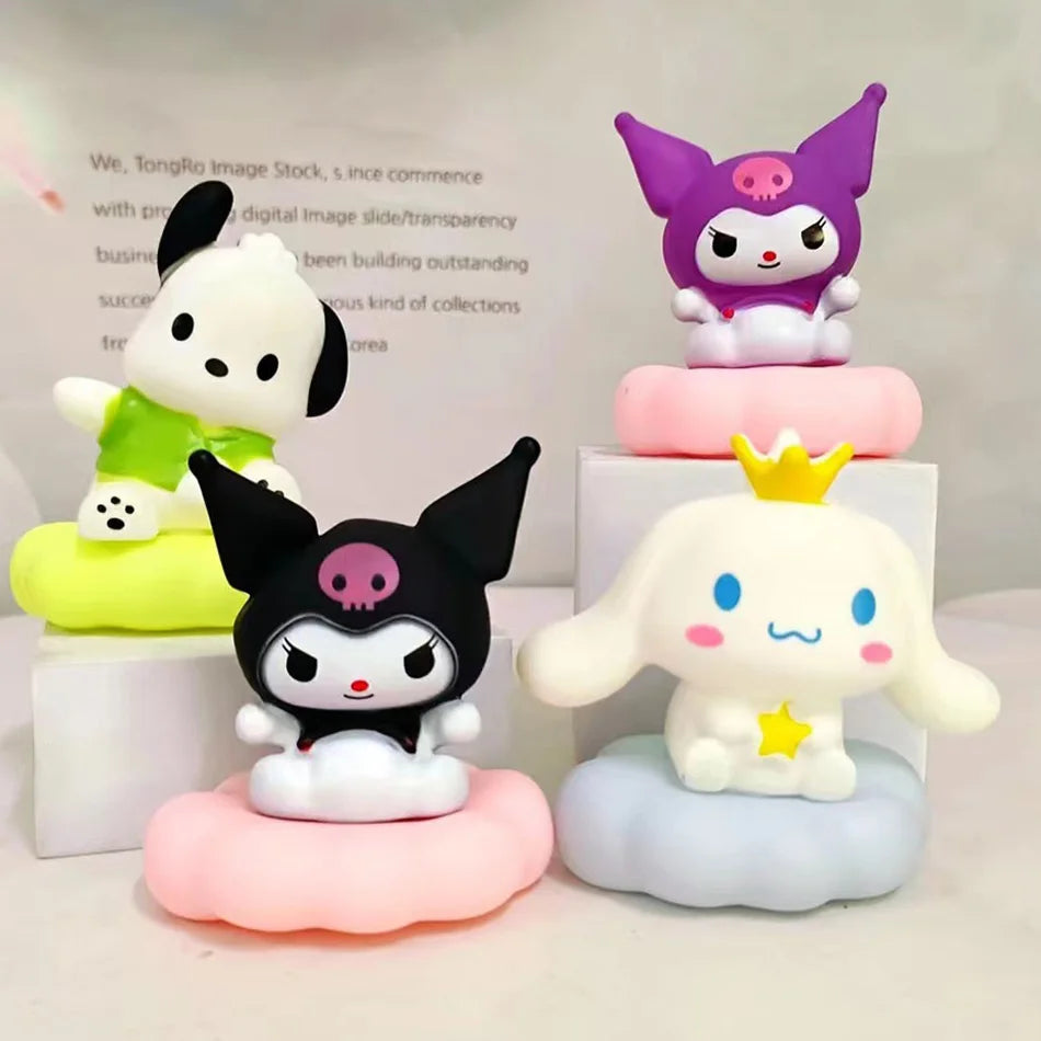 Lámpara de Mesa Sanrio - Luz Nocturna de Kuromi, Cinnamoroll y Pochacco Estilo Japonés