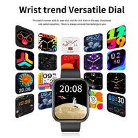 Calling Smart Watch with Women & Men, 1.83Inch/4.65cm HD Screen, IP68 Waterproof, with Wireless Calling, Multiple Sports Modes