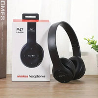 Wireless Bluetooth 5.0 Headphones – Foldable Over-Ear Headset | TF Card + Wired Mode | Universal Compatibility