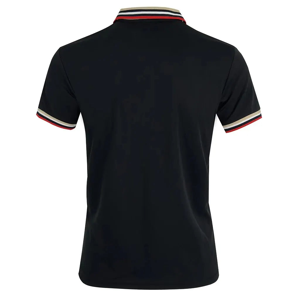 Striped Business Casual Polo Shirt | Men’s Breathable Short Sleeve Top | EU S–XXL