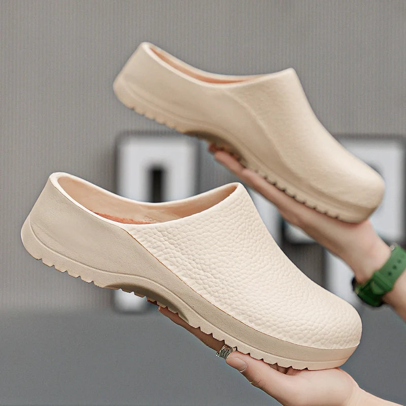 Zuecos de Jardín Impermeables Unisex - Sandalias Antideslizantes para Chef, Trabajo y Exteriores