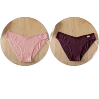Set de 2 Panties de Algodón Hipoalergénico Talle V Plus M-4XL