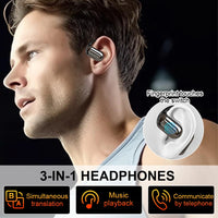 YYK-Q39 AI Translator Earbuds – 144 Languages, Bluetooth 5.4, Noise Cancelling, IP54