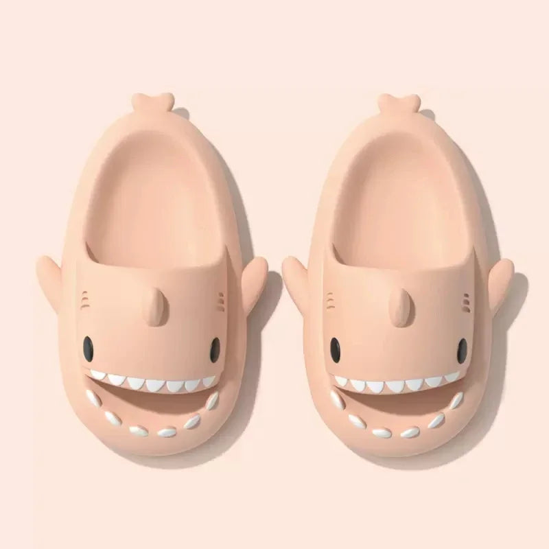 Fashion Women Shark Slippers Removable Fins Slides Indoor EVA Light Sandals Beach Couple Outside Men Shark Flip Flops