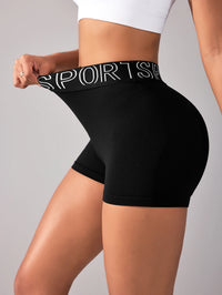 Shorts Deportivos Mujer Cintura Alta - Yoga Fitness Sin Costuras