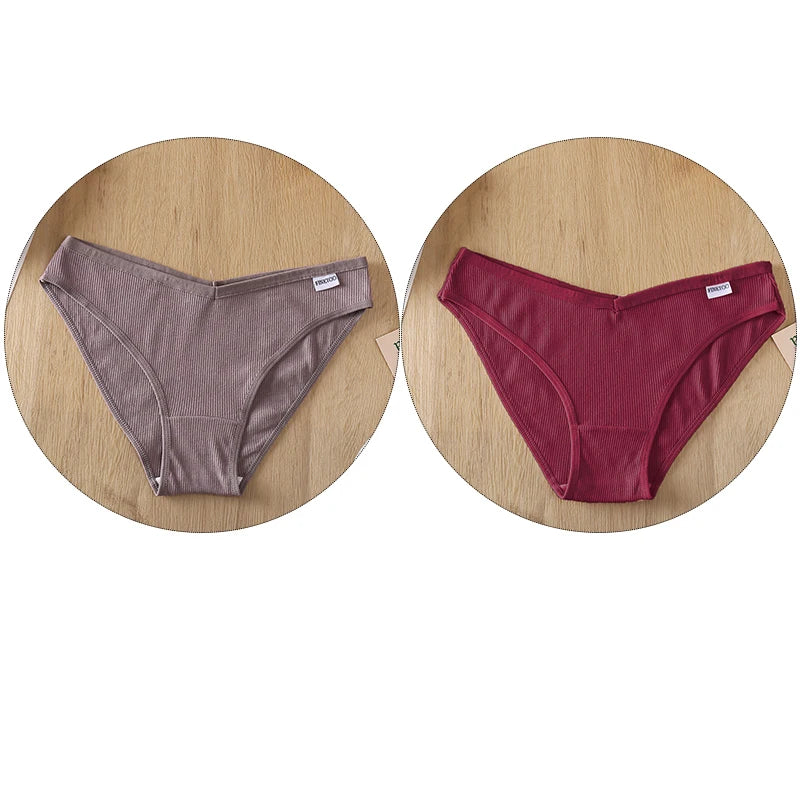 Set de 2 Panties de Algodón Hipoalergénico Talle V Plus M-4XL