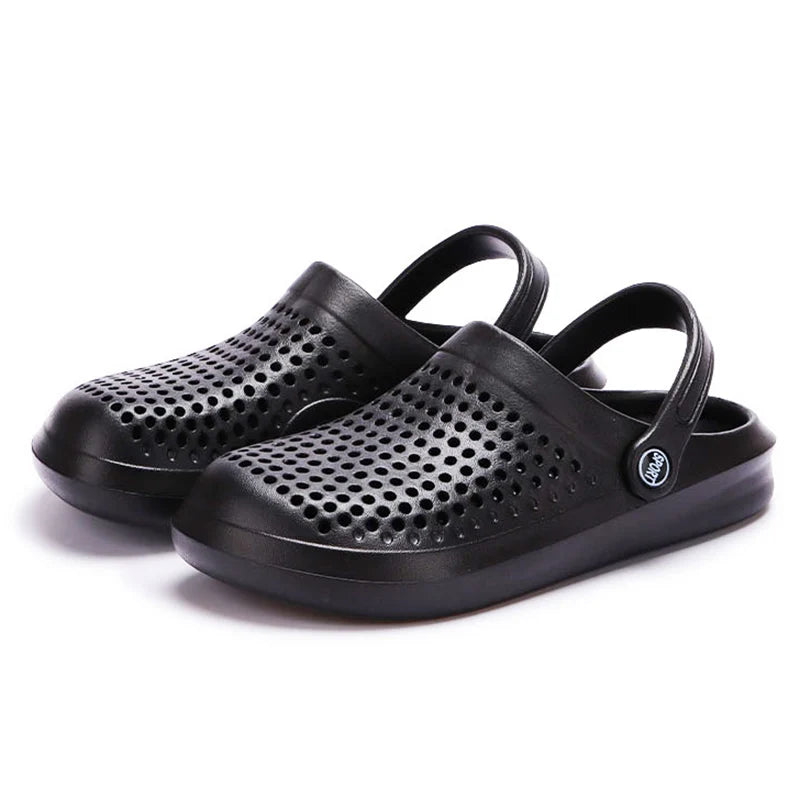 Women's Breathable EVA Flat Sandals | Hollow Out Non-Slip Beach Clogs | US 5–10.5