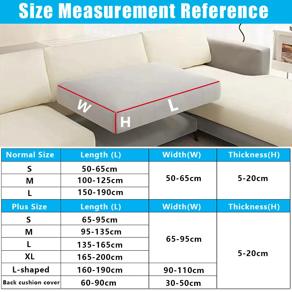 Super Soft Stretch Sofa Seat Cover | Anti-Slip Washable Sectional Protector