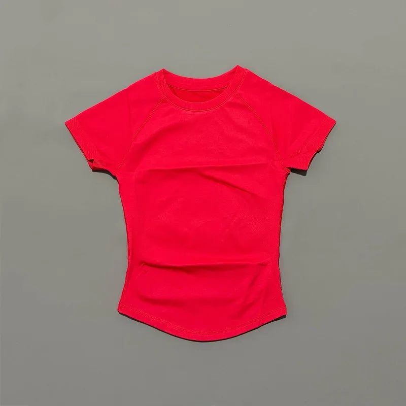 Women's Athletic T-Shirt | Breathable Stretch Fabric | Gym, Yoga & Running | XS–L
