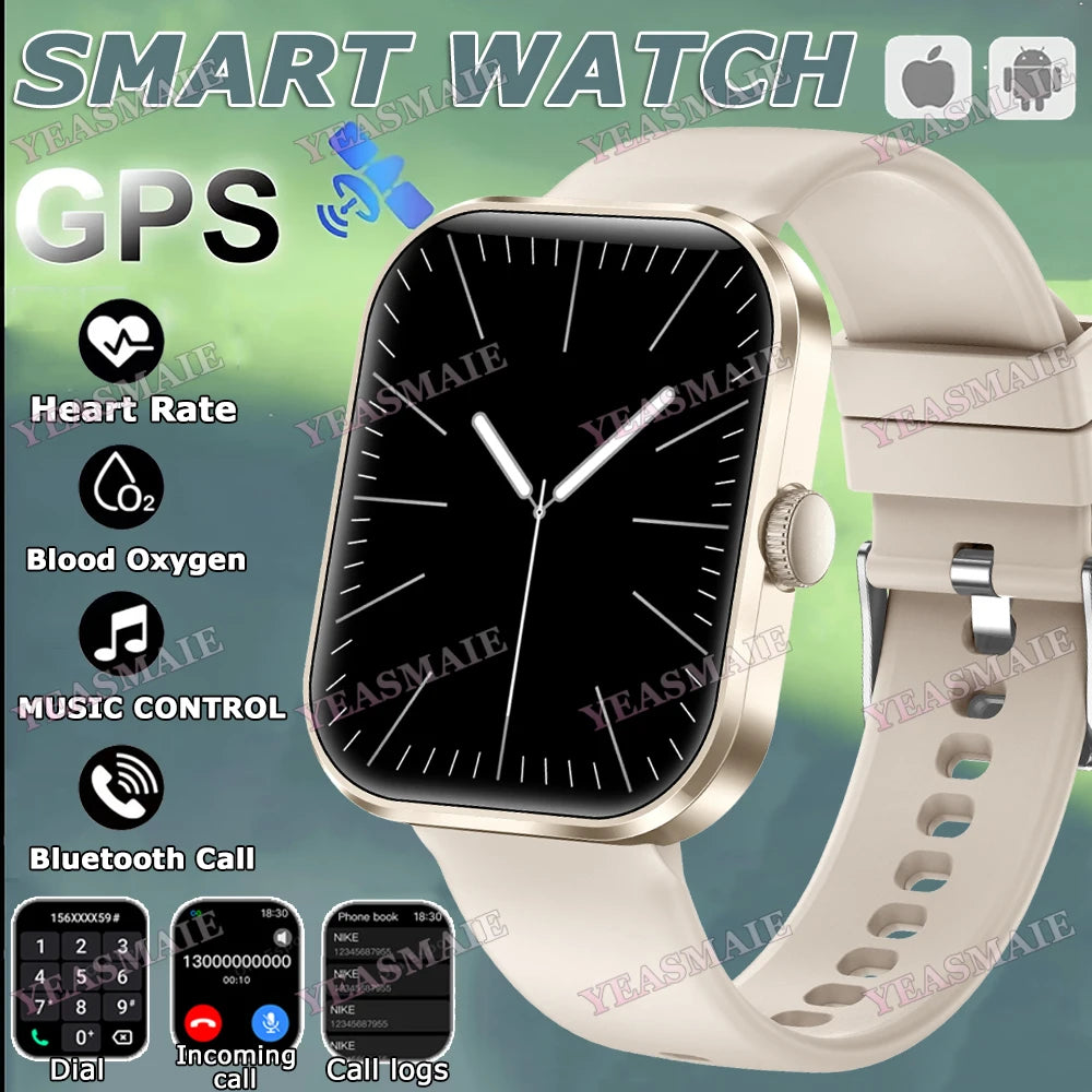 Outdoor Sport Smart Watch | 1.83" GPS Alexa Bluetooth Calling Heart Rate Blood Oxygen Waterproof Smartwatch