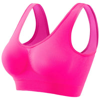 Women's Seamless Wireless Bralette – Breathable Crop Top Bra (S–5XL, 12 Colors)