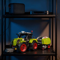 Bloques de Construcción Tractor Clásico - Set de Ladrillos DIY para Niños y Niñas