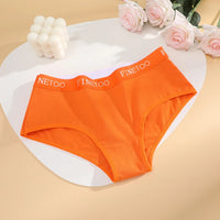 Panties Triangulares de Algodón FINETOO - Tiro Bajo con Realce de Cadera